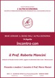 Il prof. Roberto Mancini a chiusura del ciclo di conferenze sull’Altraeconomia organizzato dall’Associazione Altra Eco