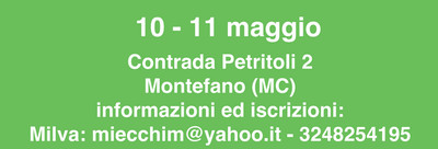 Comincia a Coltivare:
un metodo di coltivazione biologica semplice
per chi ha poco o zero esperienza. 
10-11 Maggio 2014 a Montefano