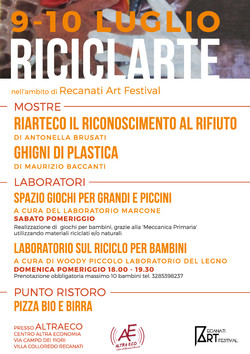 RICICLARTE in occasione del Recanati Art Festival