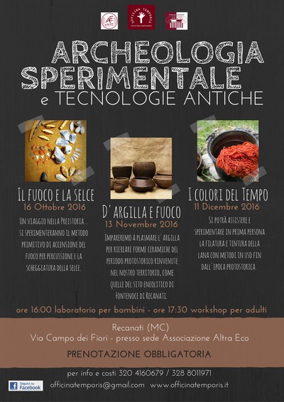 Programma incontri di Archeologia