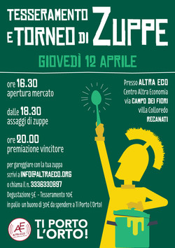 SECONDO TORNEO DI ZUPPE e TESSERAMENTO