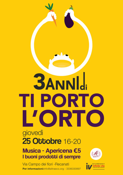 Tre anni Ti Porto l'Orto