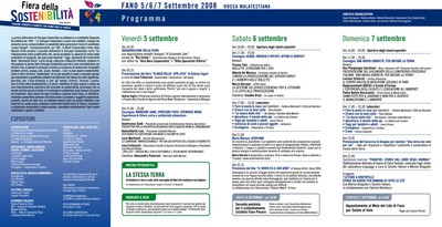 Programma Fiera della Sostenibilità