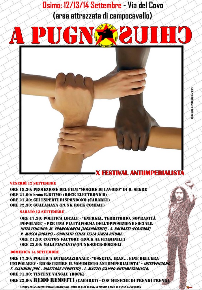 Programma Festival a Pugno Chiuso