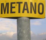 Cartello publicitario del Metano