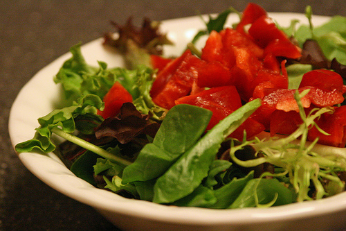 Piatto di insalata