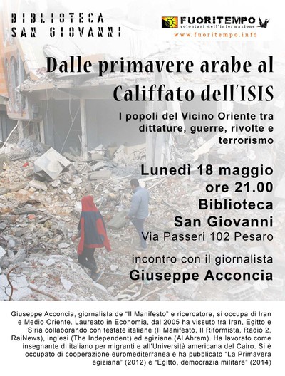 Dalle primavere arabe al Califfato dell' Isis