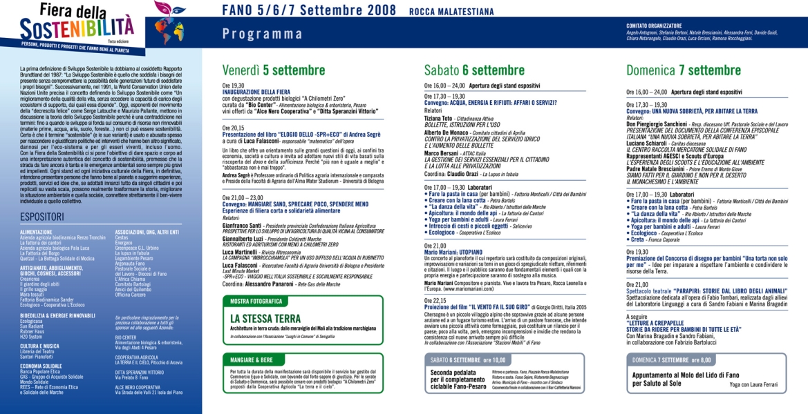 Programma Fiera della Sostenibilità